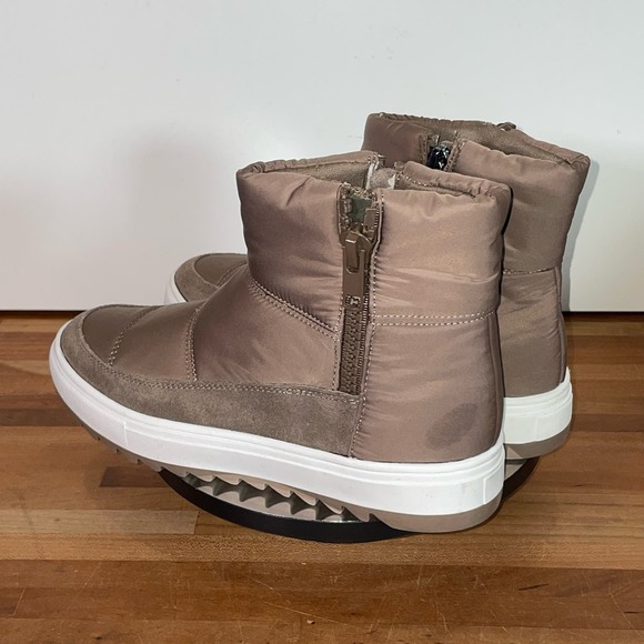 Aqua College Womens Sage Zipper Slip on Booties Taupe 7 M - Picture 13 of 13